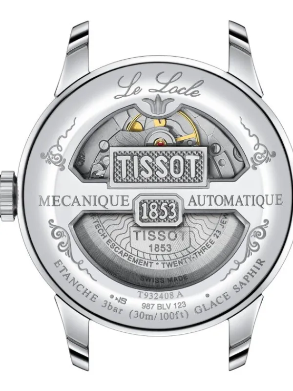 TISSOT Herrenuhren-Le Locle COSC 39mm 18k Gold Lünette T932.408.41.033.00