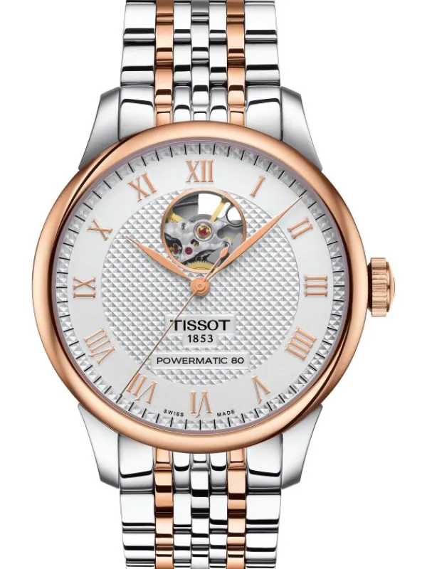 TISSOT Herrenuhren-Le Locle Powermatic 80 Open Heart T006.407.22.033.02
