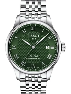 TISSOT Herrenuhren-Le Locle Powermatic 80 Grün T006.407.11.093.00