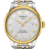 TISSOT Herrenuhren-LE LOCLE Powermatic 80, bicolor T006.407.22.033.01