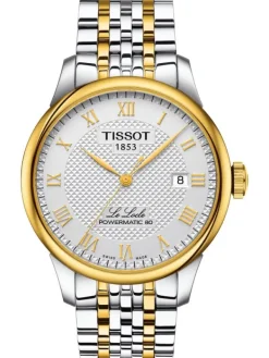 TISSOT Herrenuhren-LE LOCLE Powermatic 80, bicolor T006.407.22.033.01