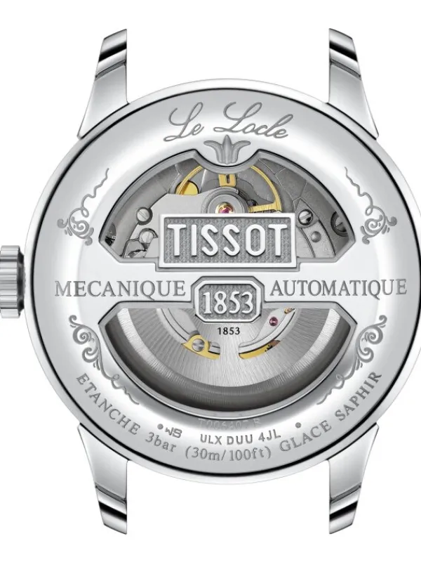 TISSOT Herrenuhren-Le Locle Powermatic 80 Grün T006.407.11.093.00