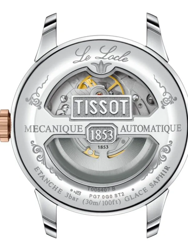 TISSOT Herrenuhren-Le Locle Powermatic 80 Open Heart T006.407.22.033.02