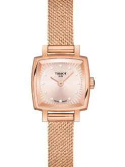 TISSOT Damenuhren-LOVELY Diamant, metallarmband, rosé T058.109.33.456.00