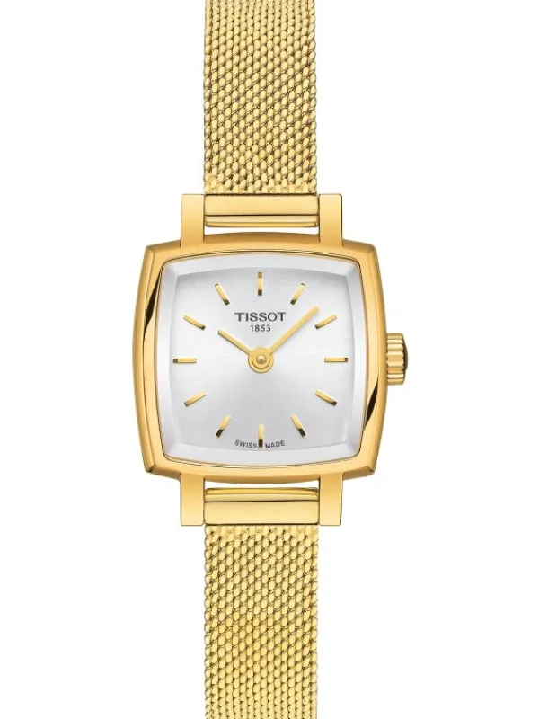 TISSOT Damenuhren-LOVELY, Metallarmband, goldfarben T058.109.33.031.00
