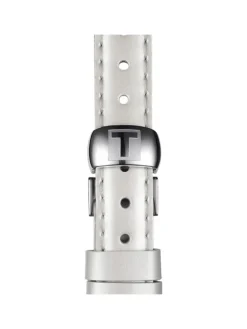 TISSOT Uhrenarmbänder-Offizielles Lederarmband weiß Bandanstoß 12 mm T85.2.0.36.540