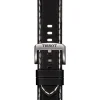 TISSOT Uhrenarmbänder-Original Lederarmband schwarz Bandanstoß 22 mm T85.2.0.44.982