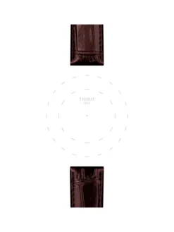 TISSOT Uhrenarmbänder | Zubehör-Original Lederarmband braun Bandanstoß 20 mm T85.2.0.43.013