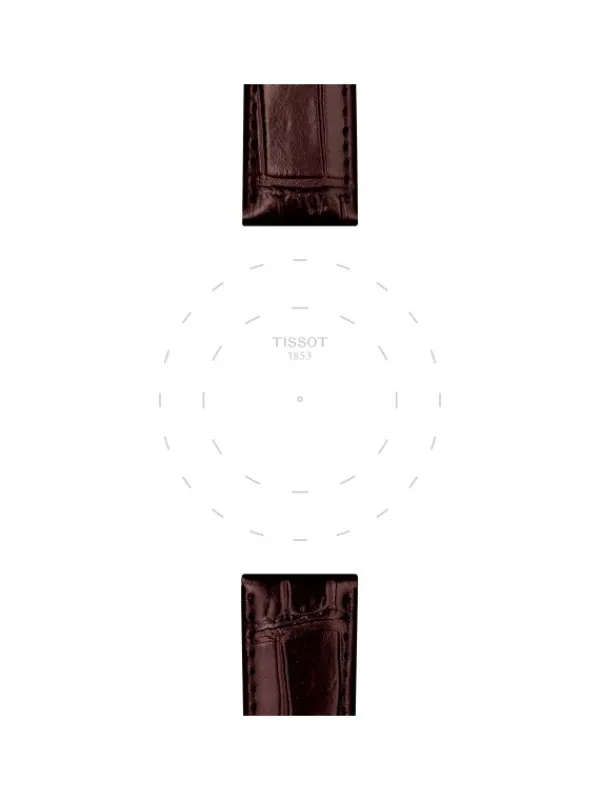 TISSOT Uhrenarmbänder | Zubehör-Original Lederarmband braun Bandanstoß 20 mm T85.2.0.43.013