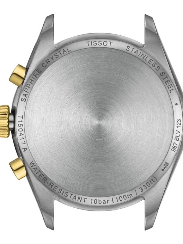 TISSOT Herrenuhren-PR 100 Chronograph Bicolor T150.417.22.031.00