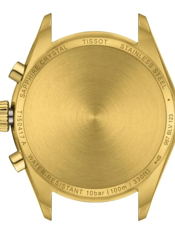 TISSOT Herrenuhren-PR 100 Chronograph goldfarben T150.417.33.031.00