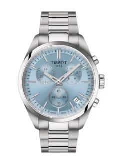 TISSOT Herrenuhren-PR 100 Chronograph Hellblau T150.417.11.351.00