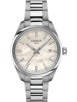 TISSOT Damenuhren-PR 100 Quartz 34mm Diamant Perlmutt T150.210.11.116.00
