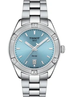 TISSOT Damenuhren-PR 100 Sport Chic blau T101.910.11.351.00