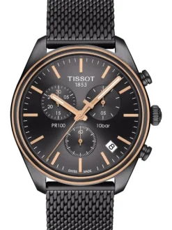 TISSOT Herrenuhren-PR100 CHRONO Quartz T101.417.23.061.00