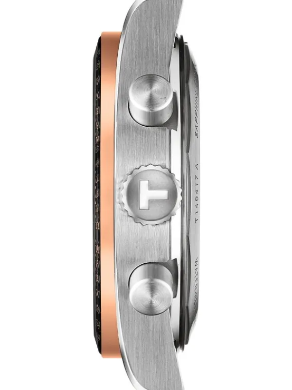 TISSOT Herrenuhren-PR516 Chronograph Bicolor rosé T149.417.22.051.01