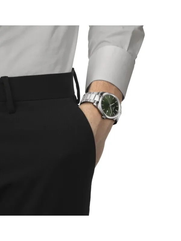 TISSOT Herrenuhren-PR100 Grün T150.410.11.091.00