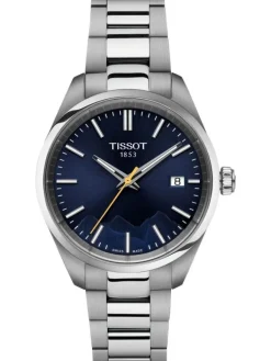 TISSOT Damenuhren-PR100 Jungfraubahn Edition blau 34mm T150.210.11.041.01