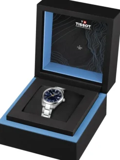 TISSOT Damenuhren-PR100 Jungfraubahn Edition blau 34mm T150.210.11.041.01