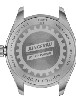 TISSOT Damenuhren-PR100 Jungfraubahn Edition blau 34mm T150.210.11.041.01