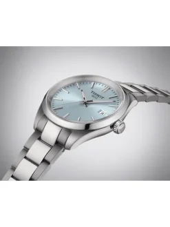 TISSOT Damenuhren-PR100 Lady Hellblau T150.210.11.351.00