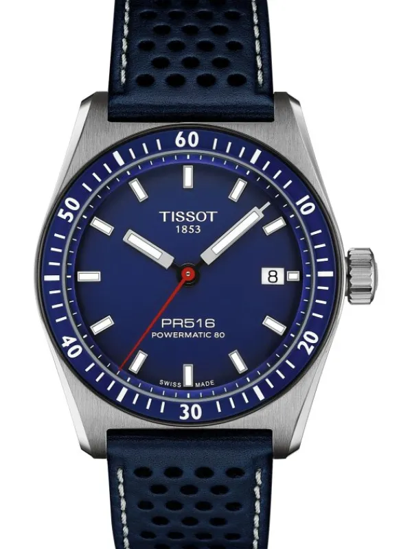TISSOT Herrenuhren | Damenuhren-PR516 Powermatic 80 Blau T149.407.16.041.00