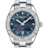 TISSOT Damenuhren-PR100 Quartz, SPORT CHIC LADY STAHL T101.910.11.121.00