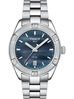 TISSOT Damenuhren-PR100 Quartz, SPORT CHIC LADY STAHL T101.910.11.121.00