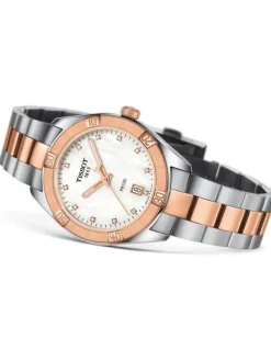 TISSOT Damenuhren-PR100 Quartz, SPORT CHIC LADY, bicolor T101.910.22.116.00