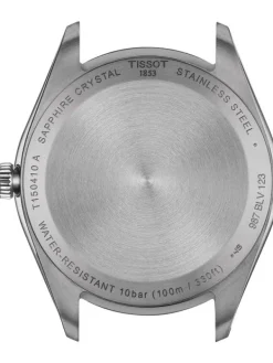 TISSOT Herrenuhren-PR100 Schwarz Stahl mit Metallband T150.410.11.051.00