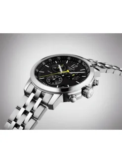 TISSOT Herrenuhren-PRC 200 schwarz Stahlarmband T114.417.11.057.00