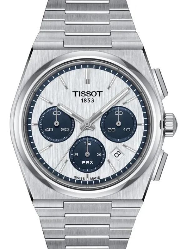 TISSOT Herrenuhren-PRX Automatic Chronograh T137.427.11.011.01