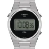 TISSOT Damenuhren-PRX DIGITAL 35mm Stahl Schwarz T137.263.11.050.00