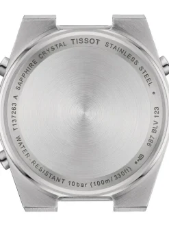 TISSOT Damenuhren-PRX DIGITAL 35mm Stahl Schwarz T137.263.11.050.00