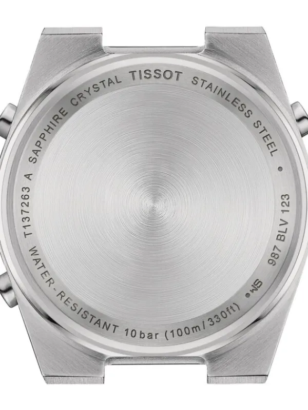TISSOT Damenuhren-PRX DIGITAL 35mm Stahl Schwarz T137.263.11.050.00