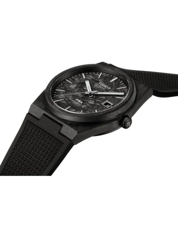 TISSOT Herrenuhren-PRX Powermatic 80 40 mm Carbon T137.907.97.201.00