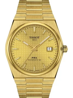 TISSOT Herrenuhren-PRX POWERMATIC 80 40mm CHAMPAGNE T137.407.33.021.00