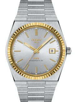 TISSOT Herrenuhren-PRX Powermatic 80 Stahl & 18K Goldlünette T931.407.41.031.01