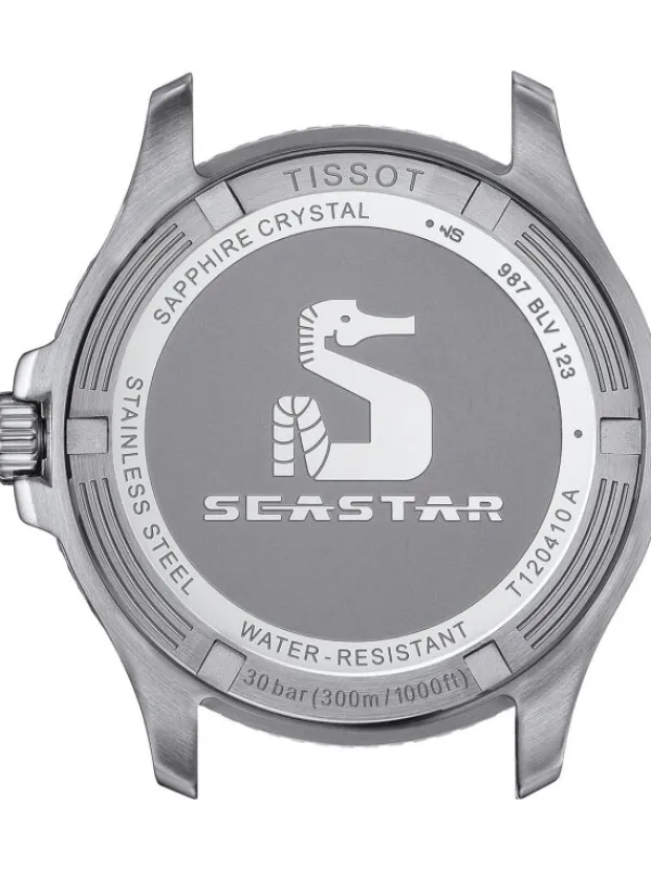 TISSOT Herrenuhren-SEASTAR 1000 40 mm Quarz Schwarz T120.410.27.051.00