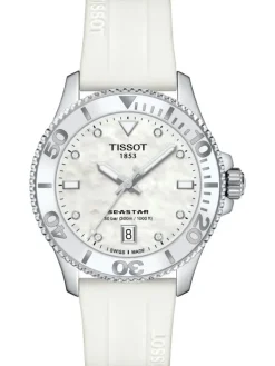 TISSOT Damenuhren-SEASTAR 1000 36 mm Weiß T120.210.17.116.00