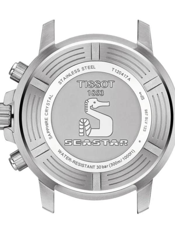 TISSOT Herrenuhren-SEASTAR 1000 Chrono grün T120.417.11.091.01