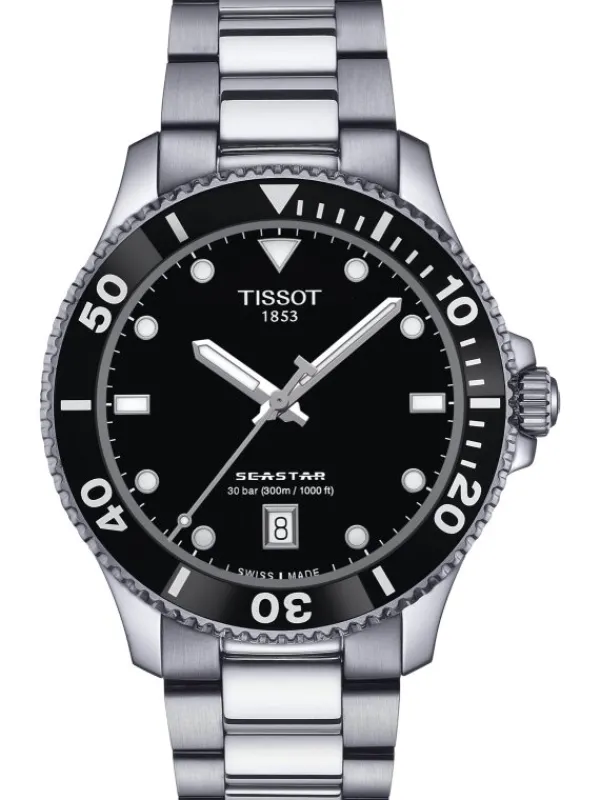 TISSOT Herrenuhren-Seastar 1000 40mm T120.410.11.051.00