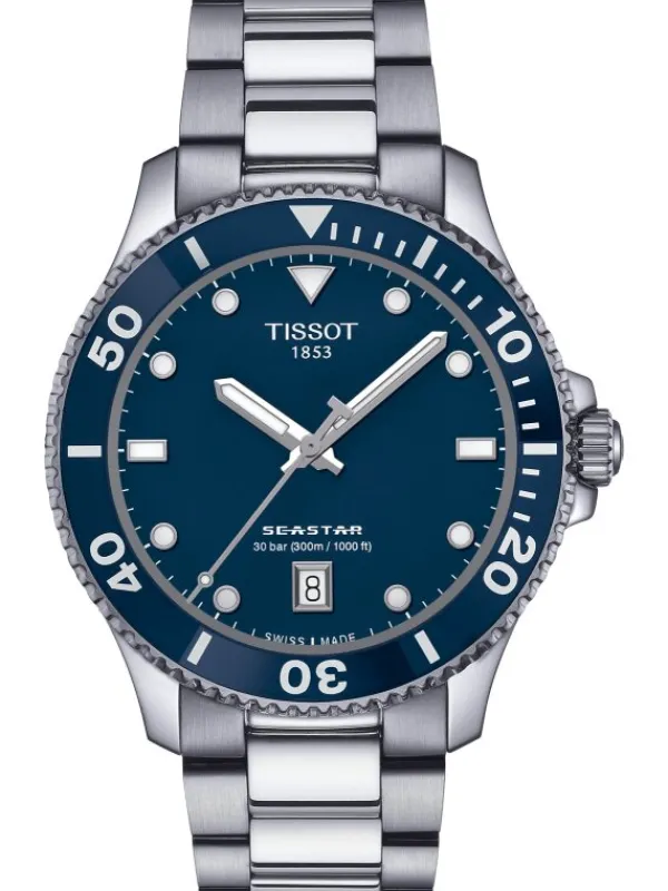 TISSOT Herrenuhren-Seastar 1000 40mm T120.410.11.041.00
