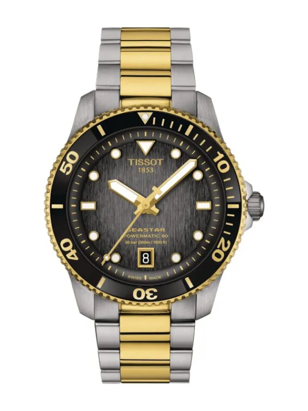 TISSOT Herrenuhren-Seastar 1000 Powermatic 80 40mm T120.807.22.051.00