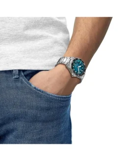 TISSOT Herrenuhren-Seastar 1000 Powermatic 80 40mm Türkis T120.807.11.091.00
