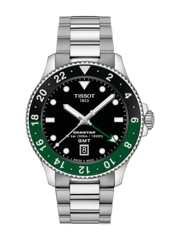 TISSOT Herrenuhren-SEASTAR 1000 Quarz GMT T120.852.11.051.00