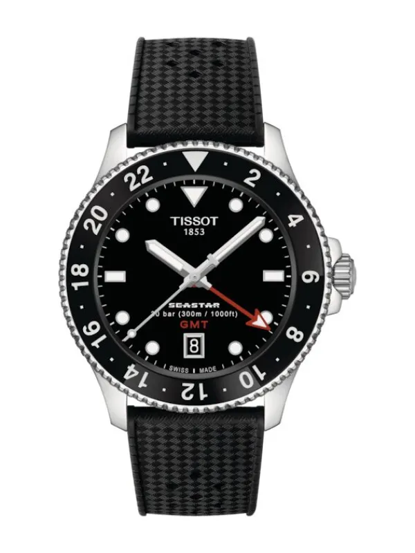 TISSOT Herrenuhren-SEASTAR 1000 Quarz GMT T120.852.17.051.00