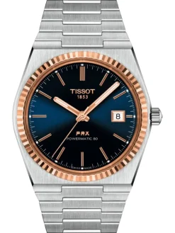 TISSOT Herrenuhren-PRX Powermatic 80 Stahl & 18K Gold T931.407.41.041.00