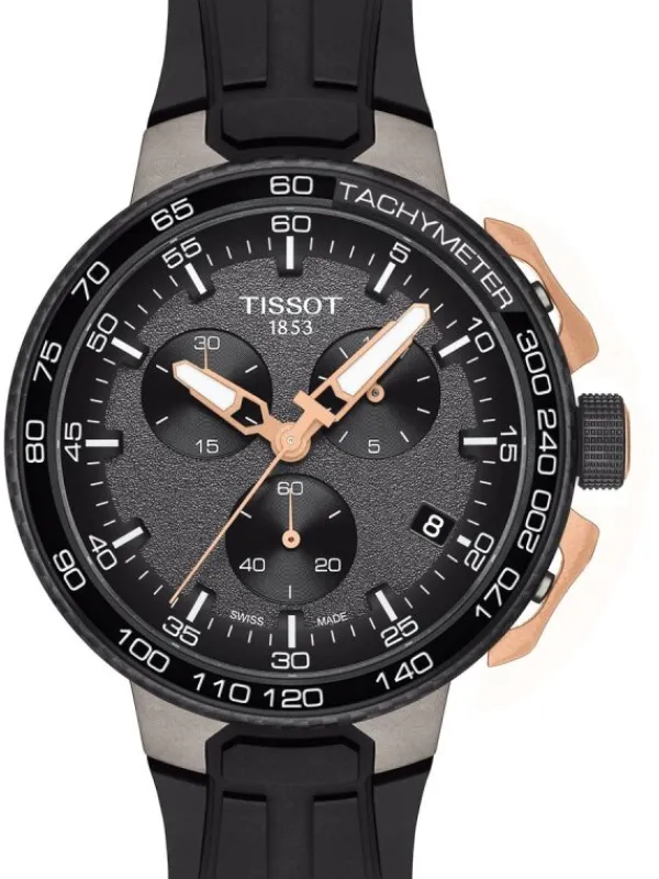TISSOT Herrenuhren-T-RACE CYCLING Chrongraph, BICOLOR T111.417.37.441.07
