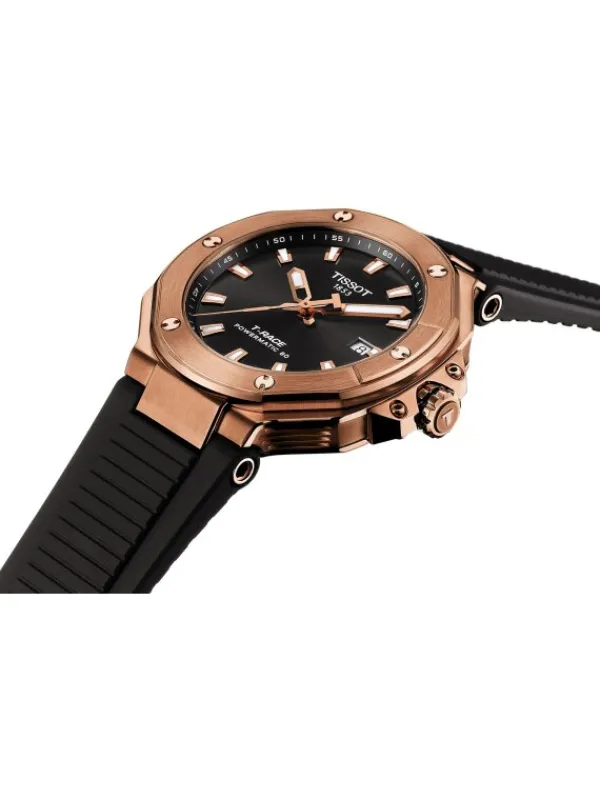 TISSOT Herrenuhren-T-Race Powermatic 80 41mm rosé T141.807.37.051.00
